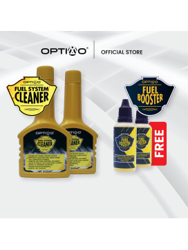Optimo Fuel System Cleaner x 2 100ml [FREE 2 bottles Fuel Booster]