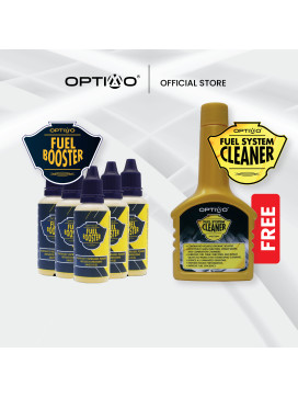 Optimo Fuel Booster x 5 [FREE 1 Fuel System Cleaner]