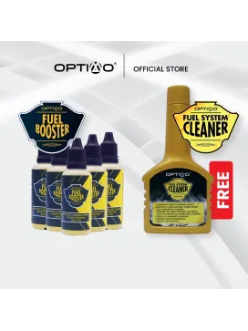 Optimo Fuel Booster x 5 [FREE 1 Fuel System Cleaner]