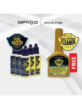 Optimo Fuel Booster x 5 [FREE 1 Fuel System Cleaner]
