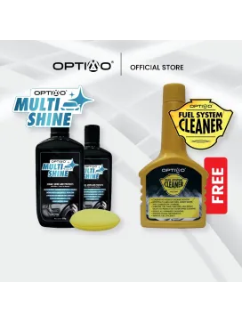 Optimo Multi-Shine 220g x 2 with Round Applicator [FREE 1 Fuel System Cleaner]