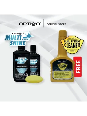 Optimo Multi-Shine 220g x 2 with Round Applicator [FREE 1 Fuel System Cleaner]