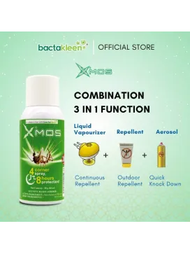 BACTAKLEEN XMOS Aerosol Mosquito Repellent 83ML