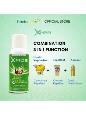BACTAKLEEN XMOS Aerosol Mosquito Repellent 83ML