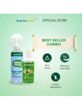 BACTAKLEEN Best Seller Combo | Odour Killer (200ML) + X-Mos (80ML)