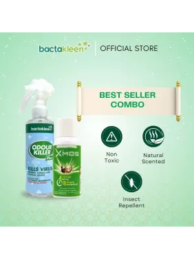 BACTAKLEEN Best Seller Combo | Odour Killer (200ML) + X-Mos (80ML)